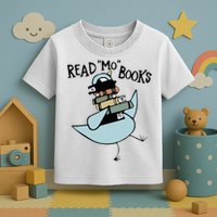 Read Mo Books Pigeon Library Reading Books Reader 2024 Toddler T-Shirt