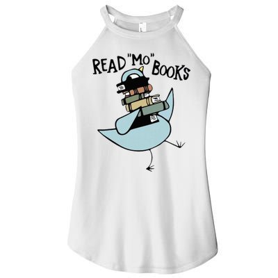 Read Mo Books Pigeon Library Reading Books Reader 2024 Women's Perfect Tri Rocker Tank