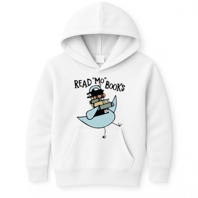 Read Mo Books Pigeon Library Reading Books Reader 2024 Kids Hoodie