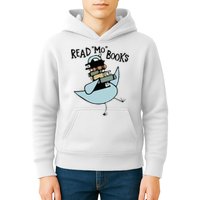 Read Mo Books Pigeon Library Reading Books Reader 2024 Kids Hoodie