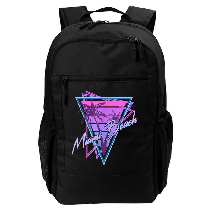 Retro Miami Beach Vintage 80s Beach Souvenir Backpack