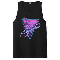 Retro Miami Beach Vintage 80s Beach Souvenir PosiCharge Competitor Tank