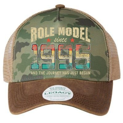 Role Model Born 1995 And The Journey Has Just Begun Birthday Legacy Tie Dye Trucker Hat