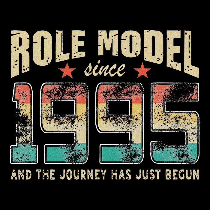 Role Model Born 1995 And The Journey Has Just Begun Birthday Backpack
