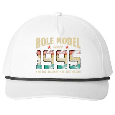 Role Model Born 1995 And The Journey Has Just Begun Birthday Snapback Five-Panel Rope Hat