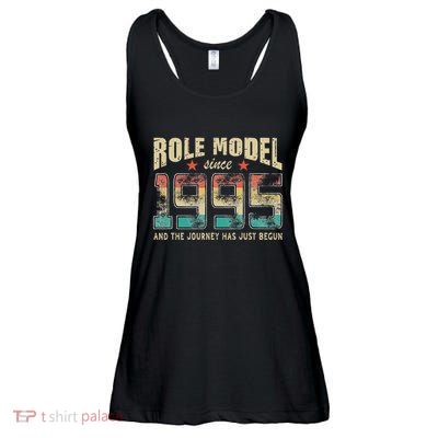 Role Model Born 1995 And The Journey Has Just Begun Birthday Ladies Essential Flowy Tank