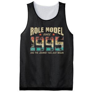 Role Model Born 1995 And The Journey Has Just Begun Birthday Mesh Reversible Basketball Jersey Tank