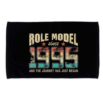 Role Model Born 1995 And The Journey Has Just Begun Birthday Microfiber Hand Towel
