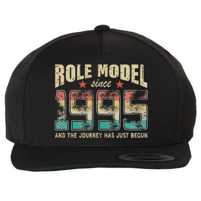 Role Model Born 1995 And The Journey Has Just Begun Birthday Wool Snapback Cap