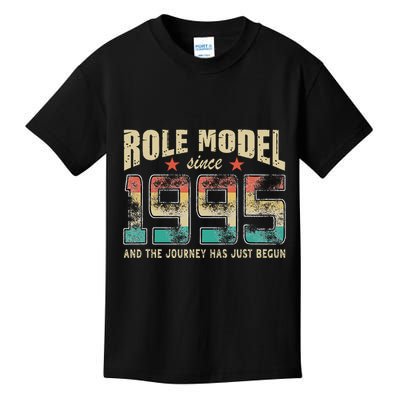Role Model Born 1995 And The Journey Has Just Begun Birthday Kids T-Shirt
