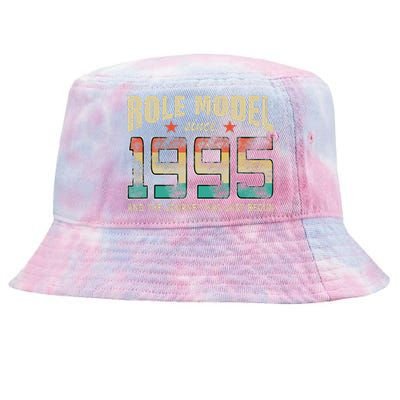 Role Model Born 1995 And The Journey Has Just Begun Birthday Tie-Dyed Bucket Hat