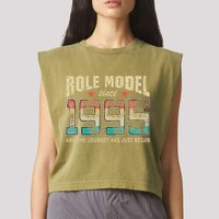 Role Model Born 1995 And The Journey Has Just Begun Birthday Garment-Dyed Women's Muscle Tee