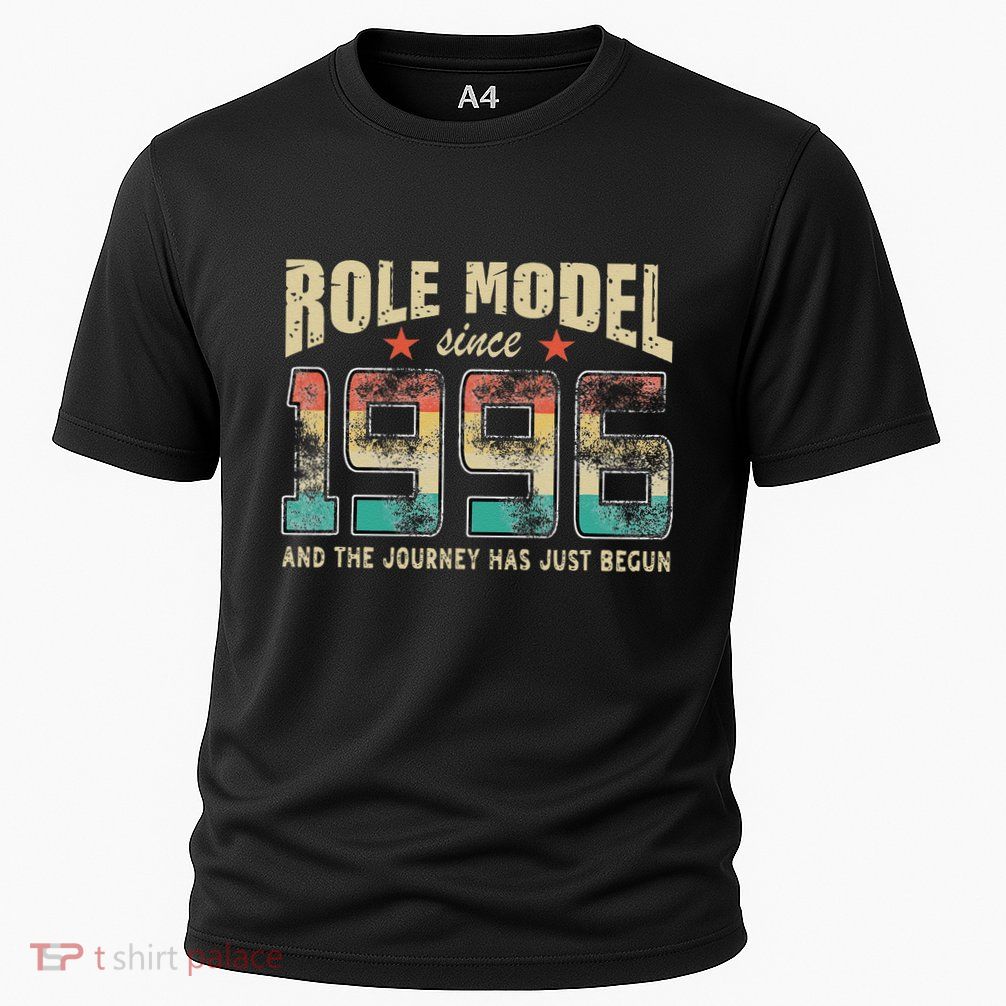 Role Model Born 1996 And The Journey Has Just Begun Birthday Cooling Performance Crew T-Shirt