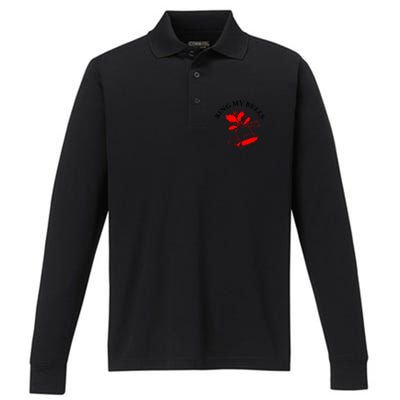 Ring My Bells Performance Long Sleeve Polo