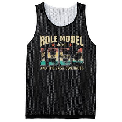 Role Model Born 1964 And The Saga Continues Birthday Mesh Reversible Basketball Jersey Tank