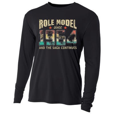 Role Model Born 1964 And The Saga Continues Birthday Cooling Performance Long Sleeve Crew