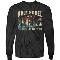 Role Model Born 1964 And The Saga Continues Birthday Tie-Dye Long Sleeve Shirt