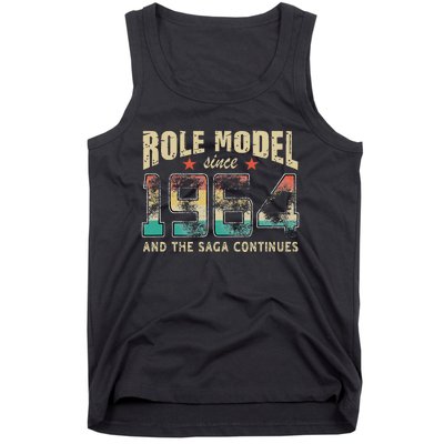 Role Model Born 1964 And The Saga Continues Birthday Tank Top