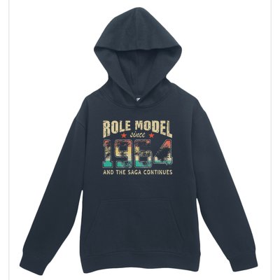 Role Model Born 1964 And The Saga Continues Birthday Urban Pullover Hoodie