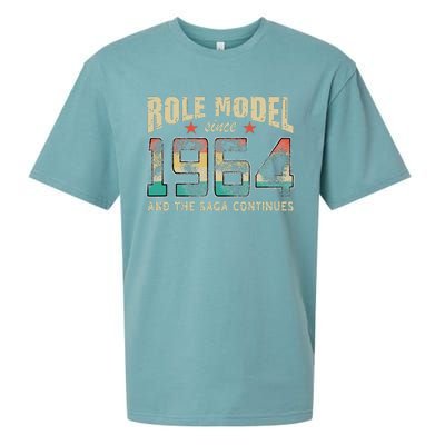 Role Model Born 1964 And The Saga Continues Birthday Sueded Cloud Jersey T-Shirt