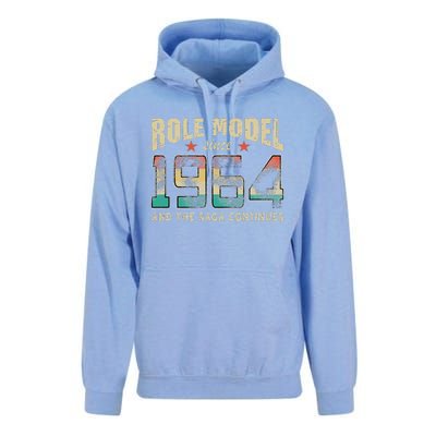 Role Model Born 1964 And The Saga Continues Birthday Unisex Surf Hoodie