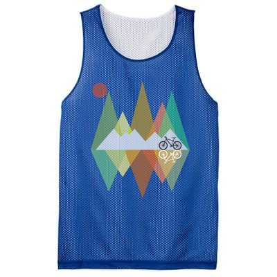 Retro Mountain Bike Gift Vintage Mtb Gift Mesh Reversible Basketball Jersey Tank