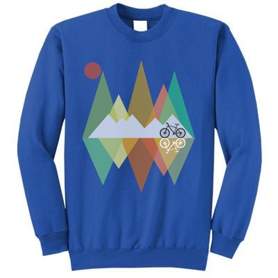 Retro Mountain Bike Gift Vintage Mtb Gift Tall Sweatshirt