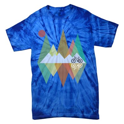 Retro Mountain Bike Gift Vintage Mtb Gift Tie-Dye T-Shirt