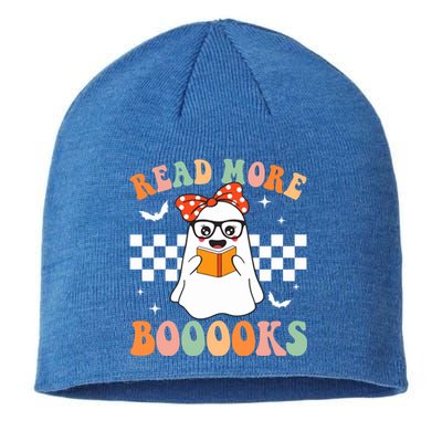 Read More Books Funny Teacher Halloween Ghost Reading Books Gift Sustainable Beanie