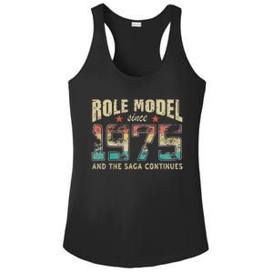 Role Model Born 1975 And The Saga Continues Birthday Ladies PosiCharge Competitor Racerback Tank