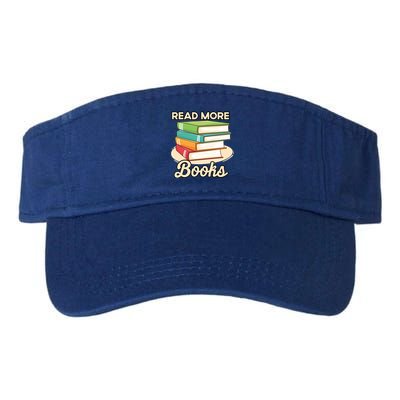 Read More Books Case National Read A Book Day Meaningful Gift Valucap Bio-Washed Visor