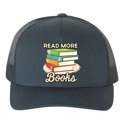 Read More Books Case National Read A Book Day Meaningful Gift Yupoong Adult 5-Panel Trucker Hat