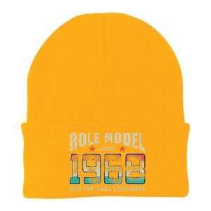 Role Model Born 1968 And The Saga Continues Birthday Knit Cap Winter Beanie