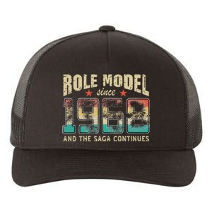 Role Model Born 1968 And The Saga Continues Birthday Yupoong Adult 5-Panel Trucker Hat