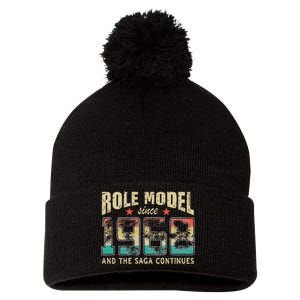 Role Model Born 1968 And The Saga Continues Birthday Pom Pom 12in Knit Beanie