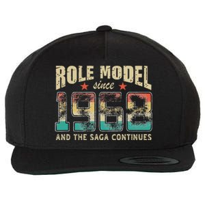 Role Model Born 1968 And The Saga Continues Birthday Wool Snapback Cap