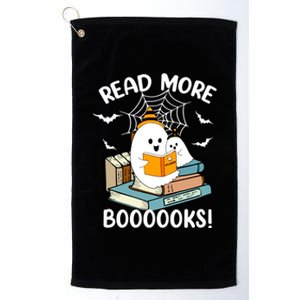 Read More Boooooks Cute Ghost Read More Boooooks Halloween Gift Platinum Collection Golf Towel