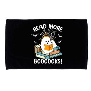 Read More Boooooks Cute Ghost Read More Boooooks Halloween Gift Microfiber Hand Towel