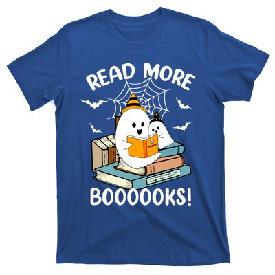 Read More Boooooks Cute Ghost Read More Boooooks Halloween Gift T-Shirt