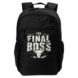 Rock Music Boss Final White Design Fun Music Lover Daily Commute Backpack