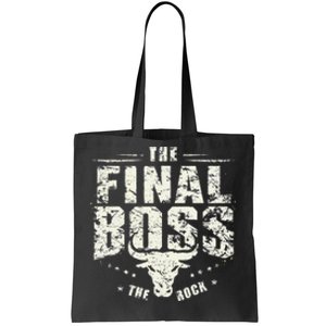 Rock Music Boss Final White Design Fun Music Lover Tote Bag