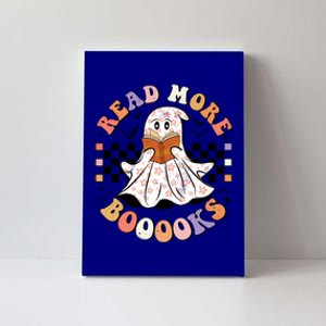 Read More Books Spooky Halloween Cute Ghost Reading Books Gift Canvas