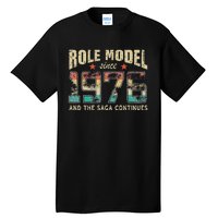 Role Model Born 1976 And The Saga Continues Birthday Tall T-Shirt