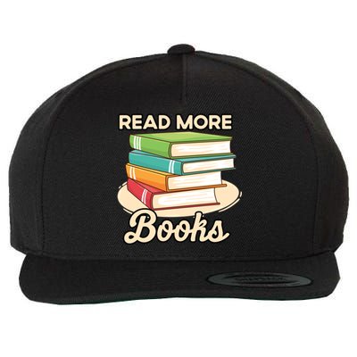 Read More Books Case National Read A Book Day Gift Wool Snapback Cap