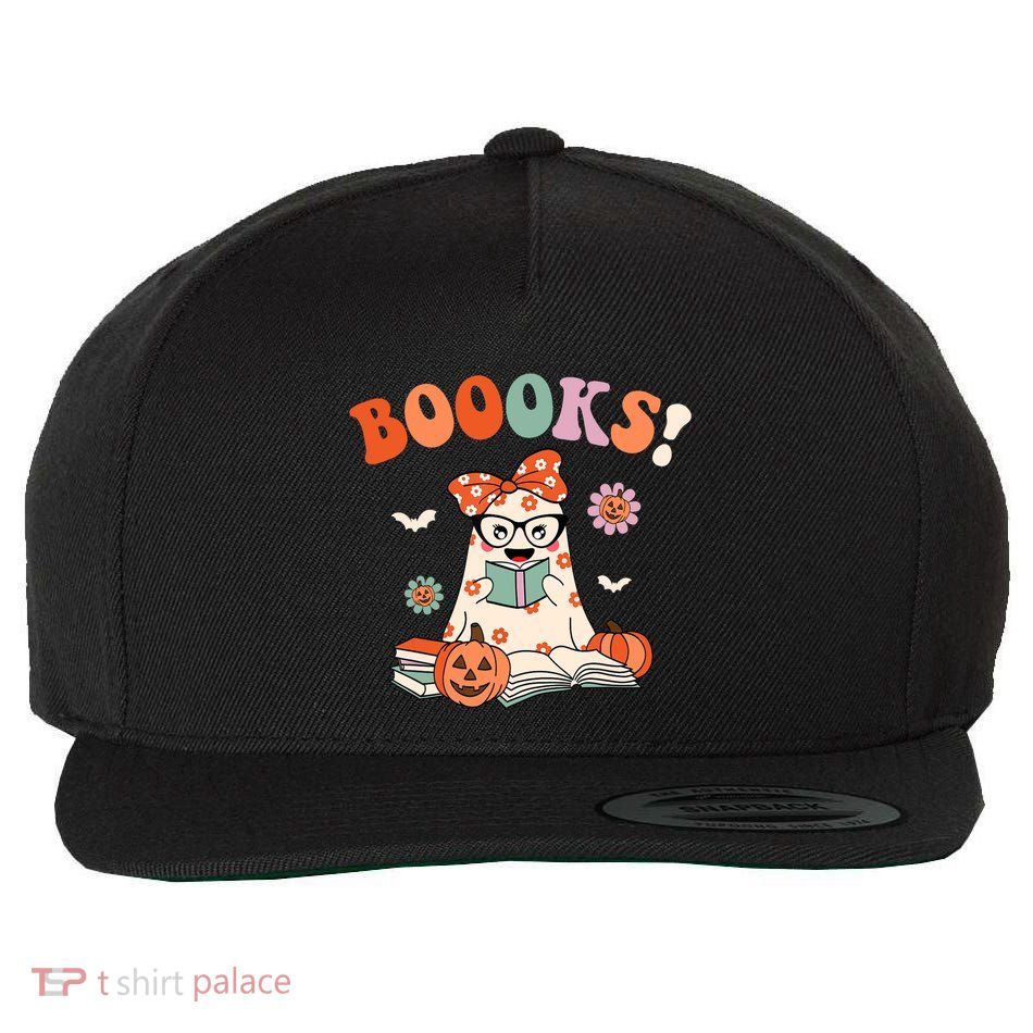 Read More Books Spooky Teacher Cute Halloween Wool Snapback Cap