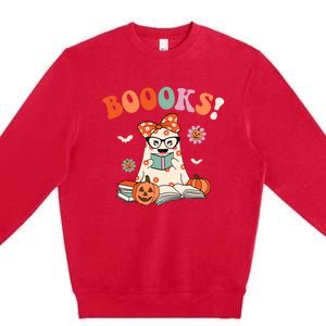 Read More Books Spooky Teacher Cute Halloween Premium Crewneck Sweatshirt