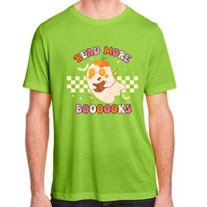 Read More Booooks Cute Ghost Reading Books Halloween Costume Funny Gift Adult ChromaSoft Performance T-Shirt