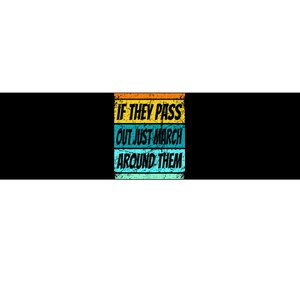 Retro Marching Band Pass Out Band Camp Bumper Sticker