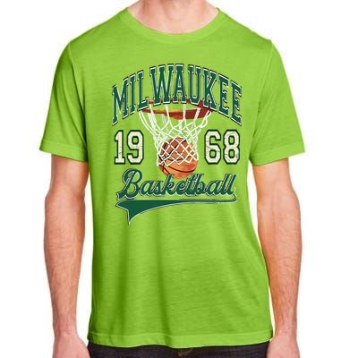 Retro Milwaukee Basketball 1968 Adult ChromaSoft Performance T-Shirt