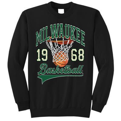 Retro Milwaukee Basketball 1968 Sweatshirt